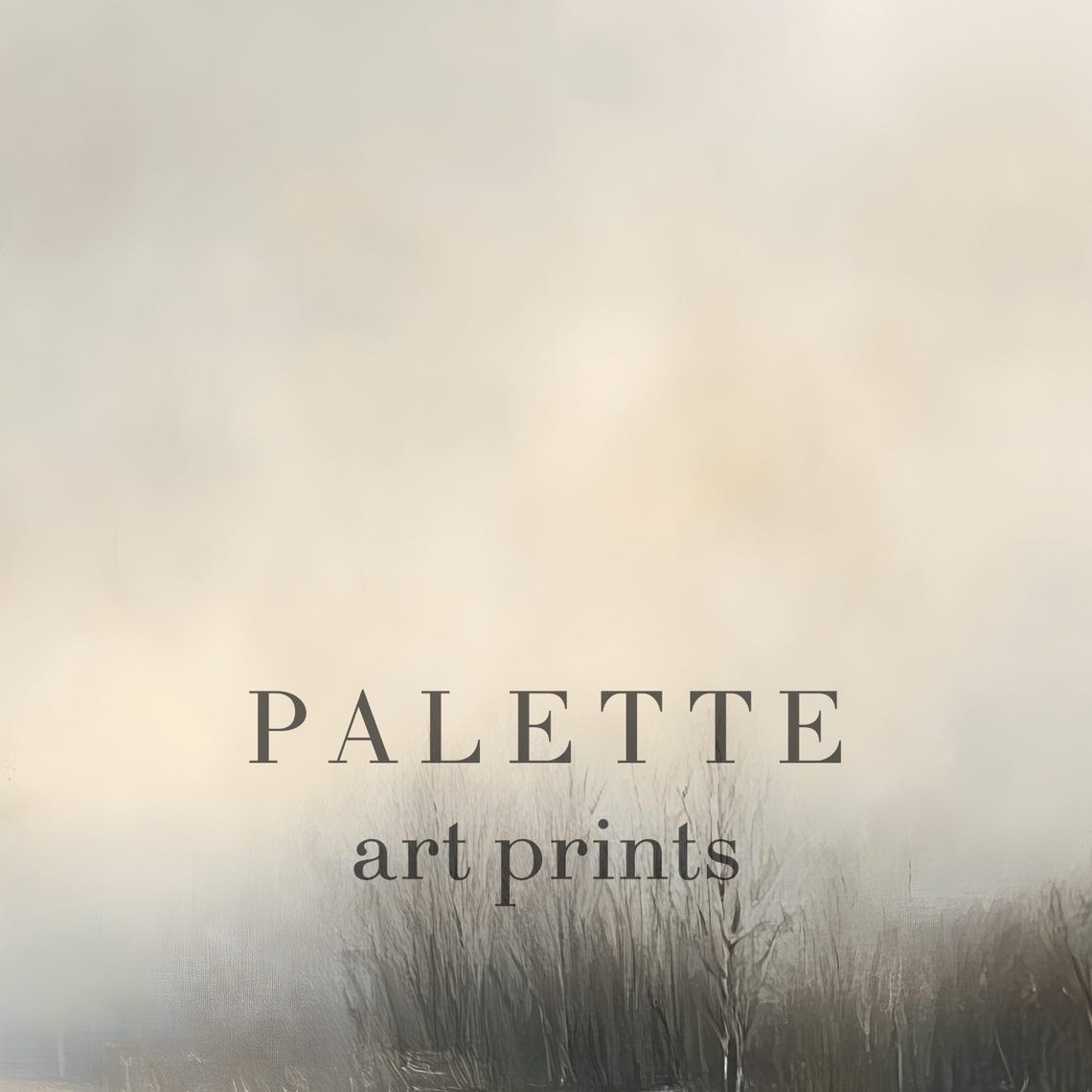 Lone Pine Tree in Winter Snow Minimalist Tranquil Scenery Poster - Image 2
