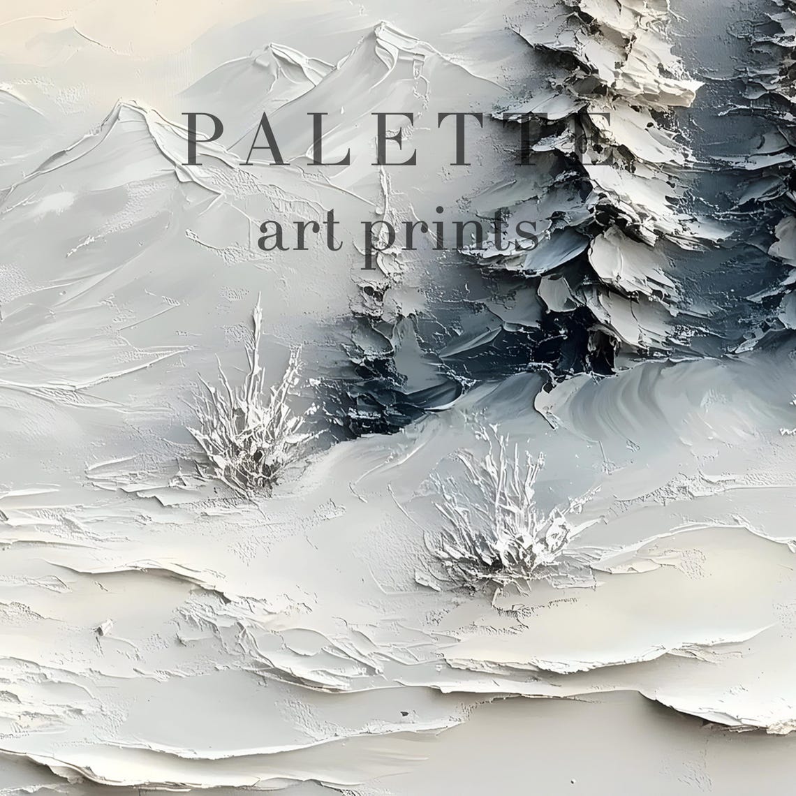 Snowy Pine Forest Winter Frame TV Art 4K Screen Digital Print - Image 3