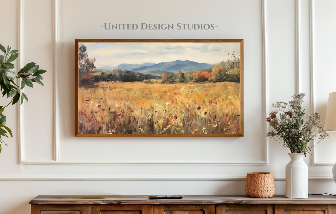 Autumn Wildflowers Decor, Fall Wall Art Print - Image 3