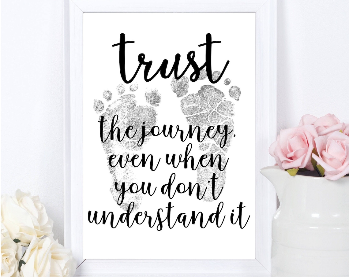Miscarriage Gift Quote Print, Baby Sympathy