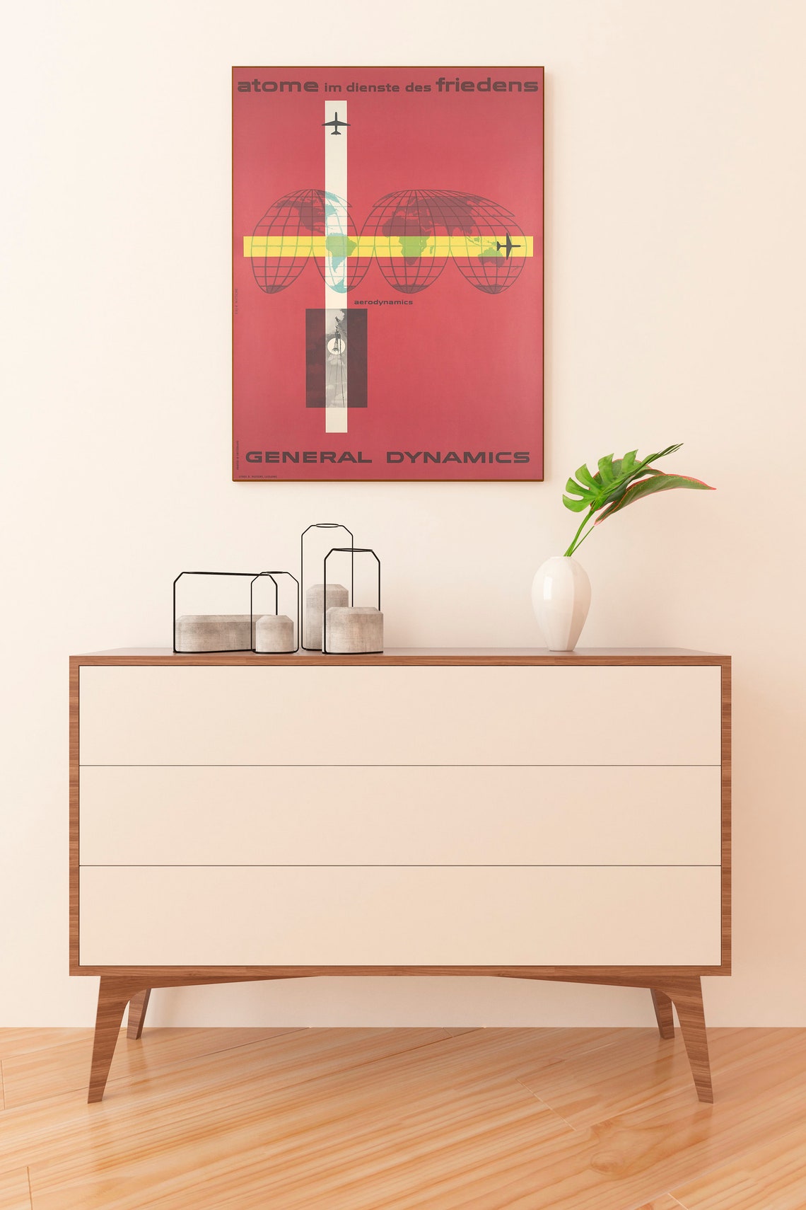 Vintage Space Poster Art Rocket Ship Poster Spaceship Poster Plane Art Astrophysics Gift Outer Space Print - Image 2