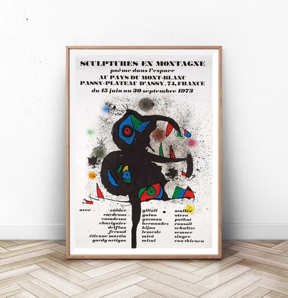 Modern Abstract Museum Poster Exhibition Print Contemporary Art Museum Poster Wall Art French Poster Paris Print