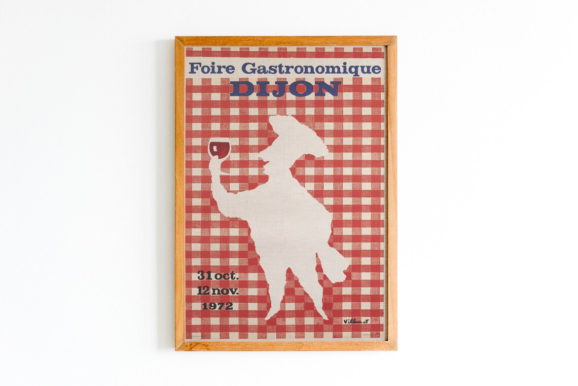 Chef Poster, French Cooking Kitchen Art - Image 3