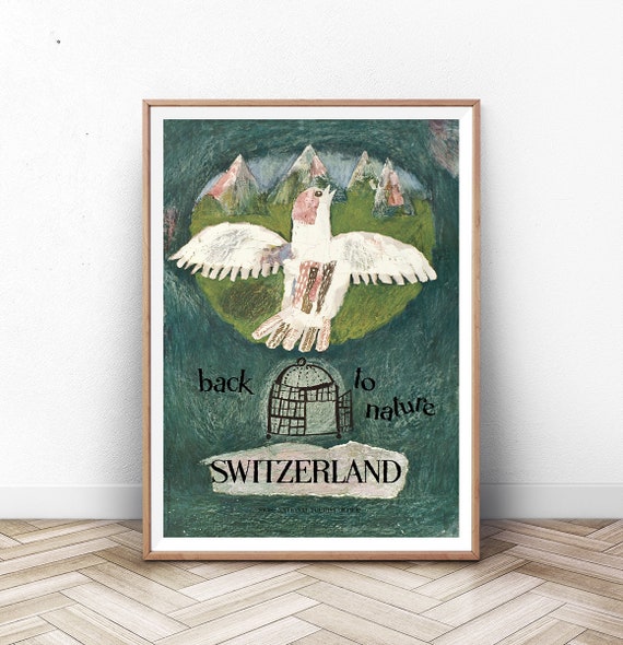 Swiss Vintage Exhibition Poster Modern Wall Art Mid Century Modern Art Print Museum Print Paris Wall Art Wall Art Prints Paris Print