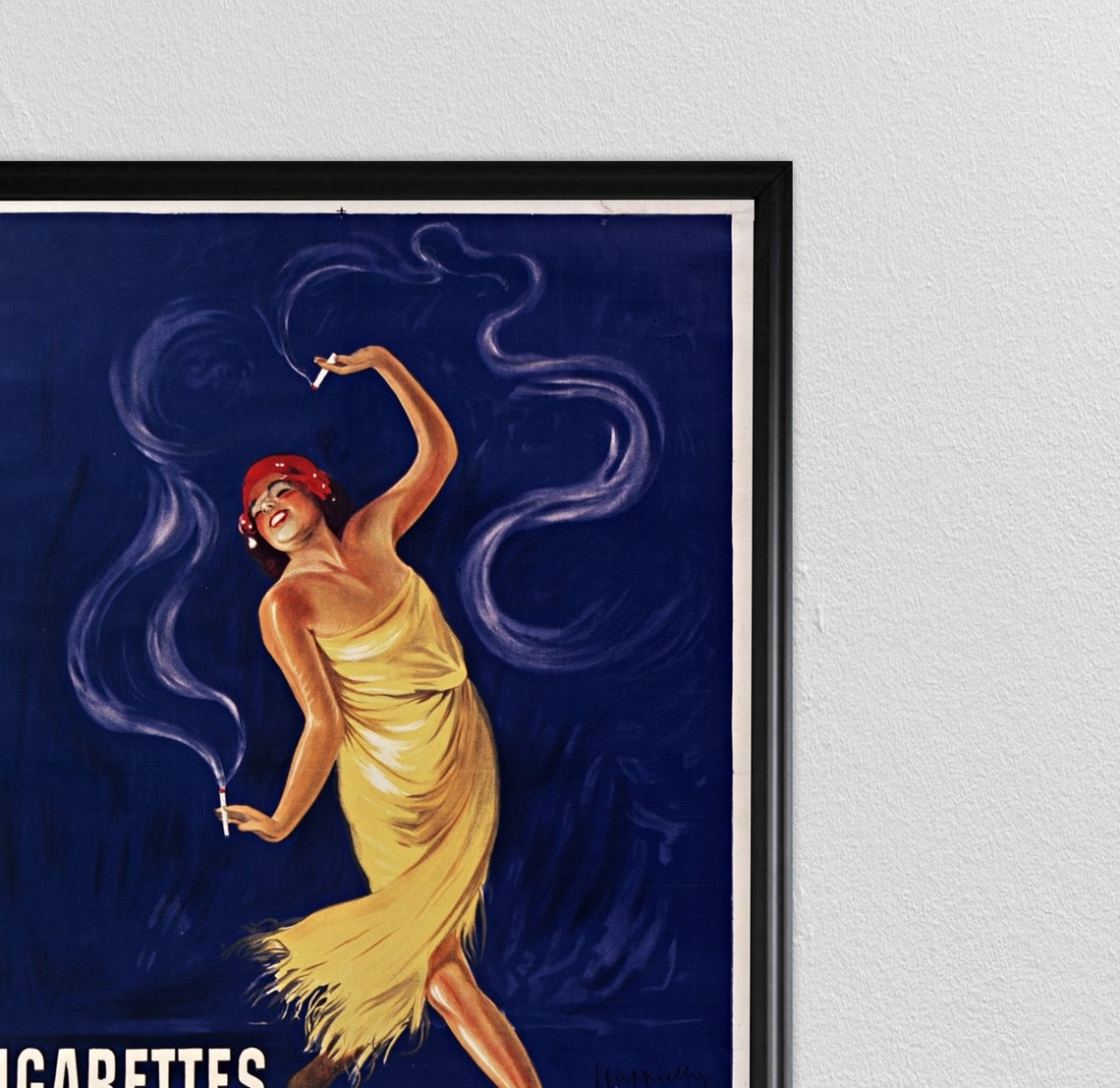 Leonetto Cappiello Vintage Print Paris Wall Art Vintage French Poster Cigarettes Araks Vintage Ad Literary Poster Food And Drink - Image 2