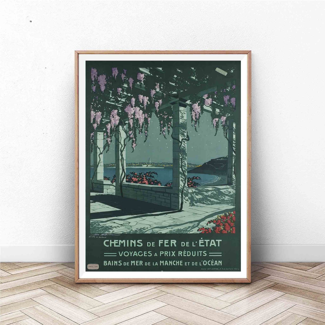 France Travel Poster France Wall Art Paris Print Vintage Wall Art France Travel Poster