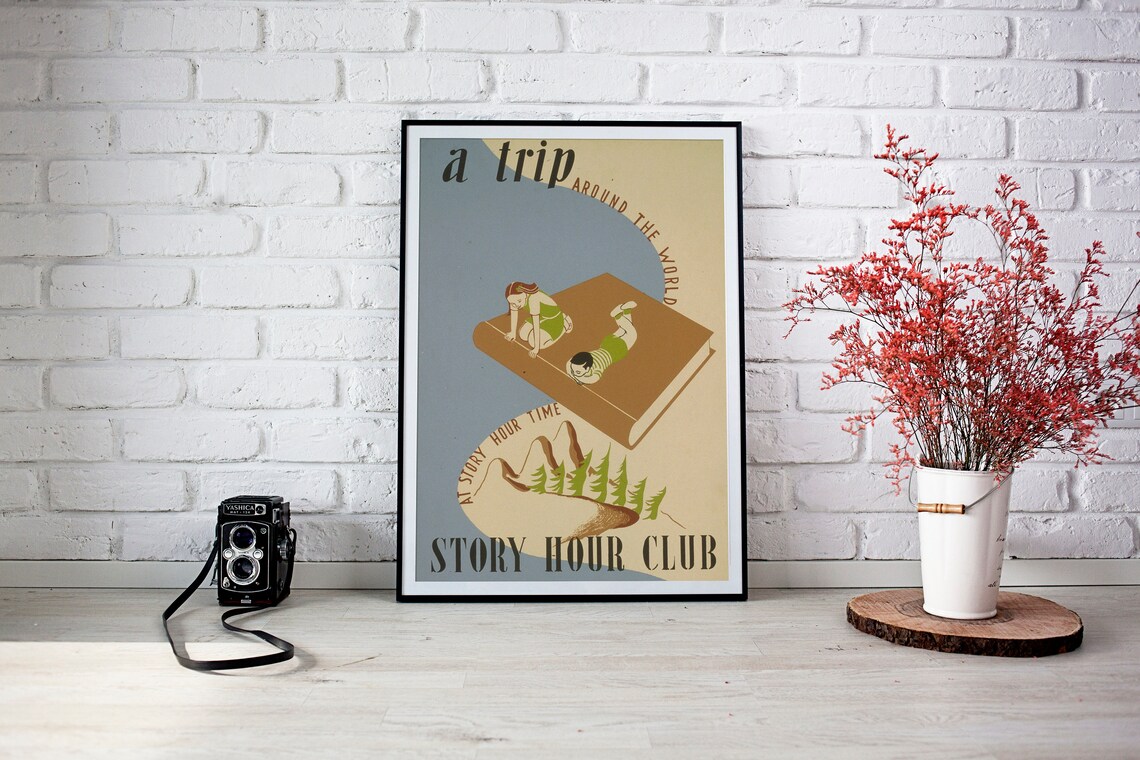 Book Poster, Vintage Reading Quote Art Print - Image 2