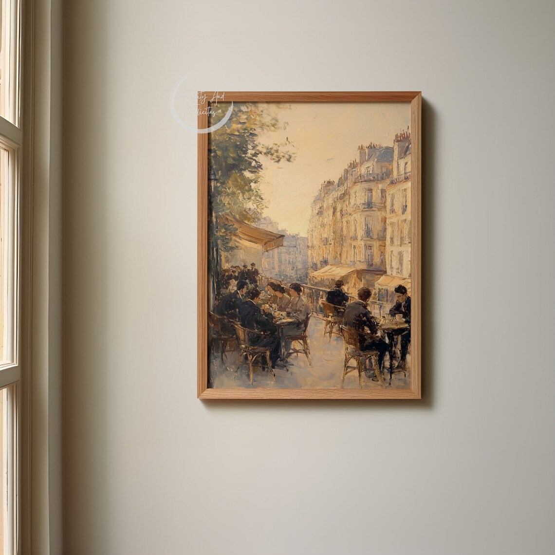 Set of 5 Vintage French Impressionist Art Gallery Wall Poster - Image 5