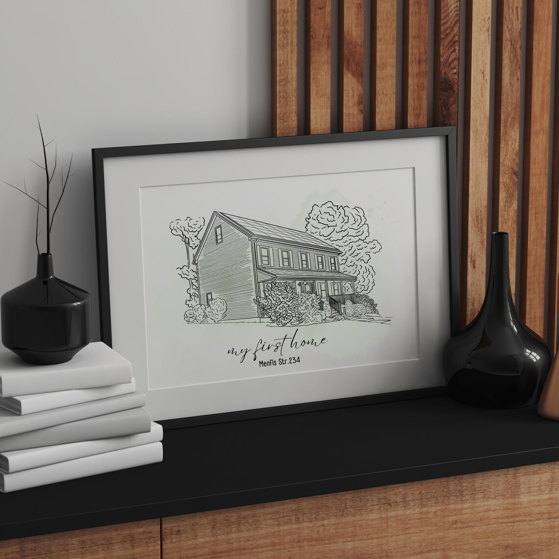 Custom House Illustration, Personalized House Portrait - Image 4