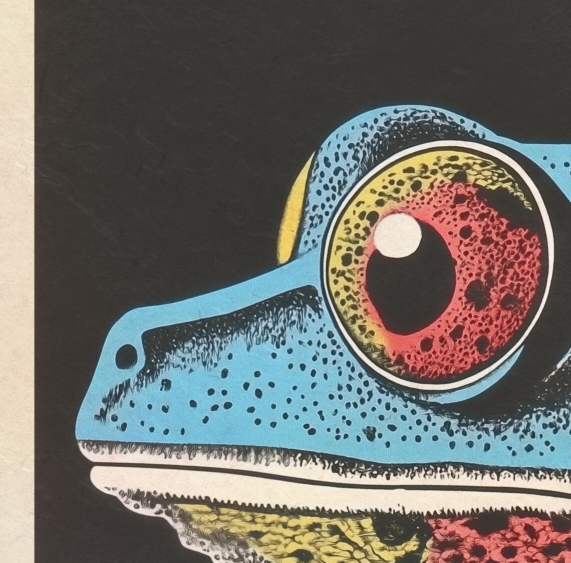 Retro Futuristic Frog Anatomy Art Print, Surrealist - Image 2