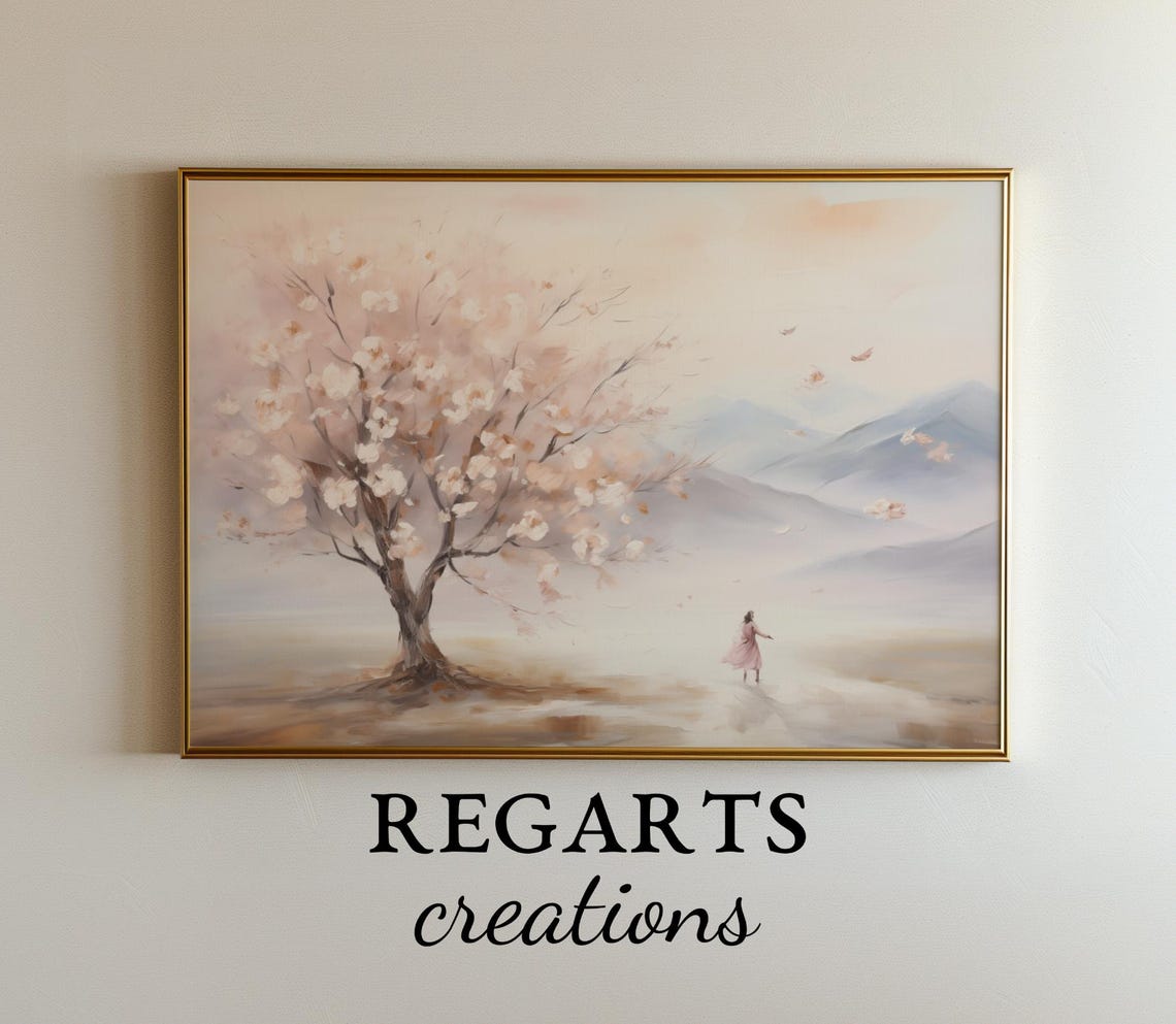 Wall Art Whimsical Art Cherry Tree Large Wall Art Prints Regarts