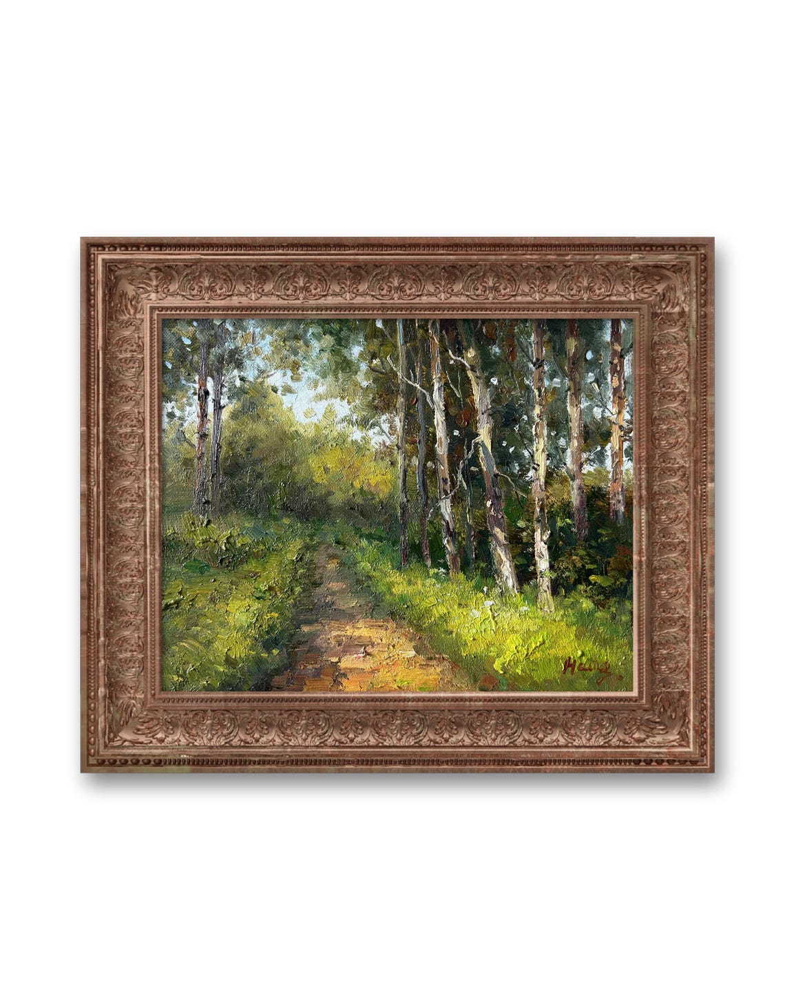 Original Natural Landscape Oil Painting Small Oil Painting Home Wall Decoration Oil Painting Art Wall Art Oil Painting