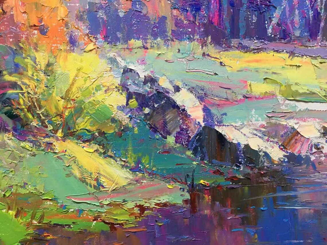 Impression Oil Painting Scenery, Landscape Art Print - Image 4
