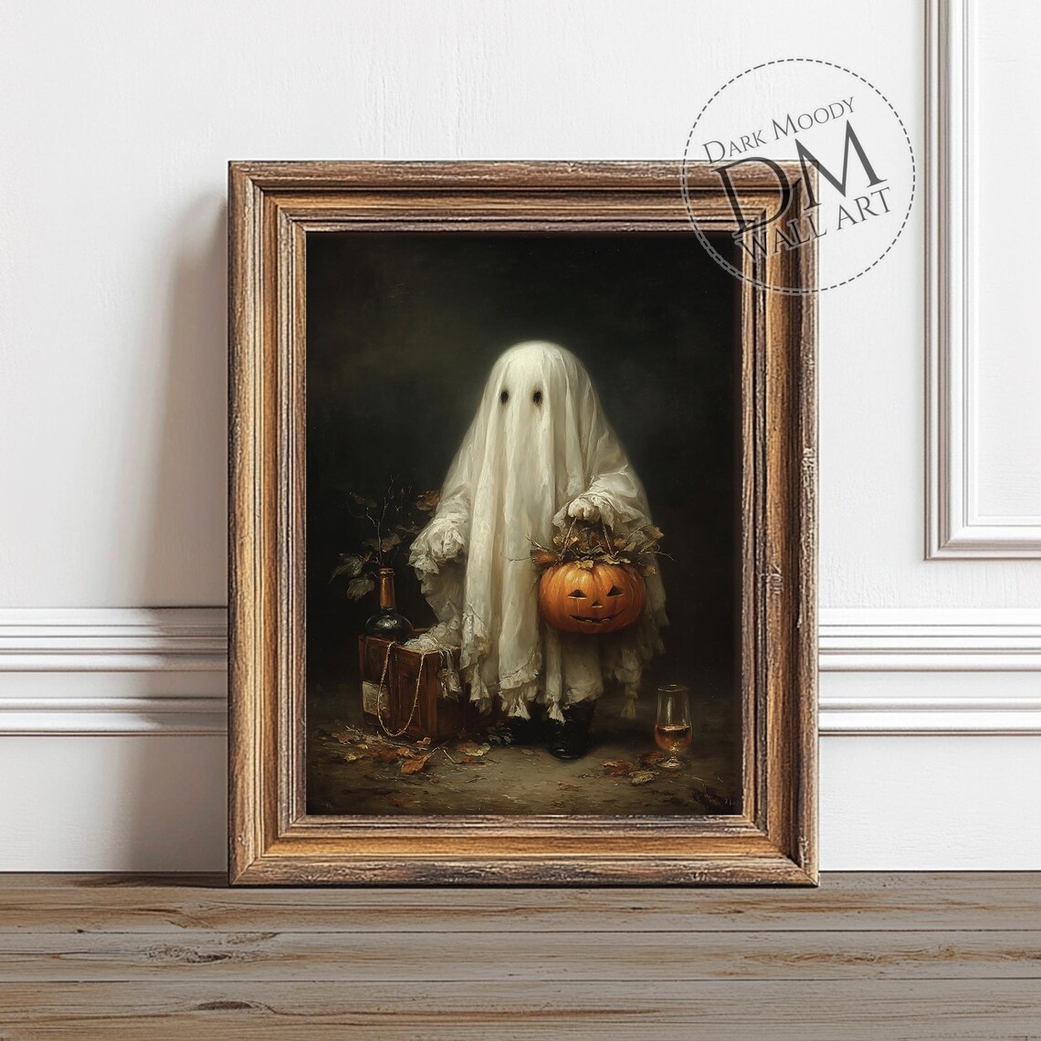 Vintage Jack O Lantern Halloween Art Print