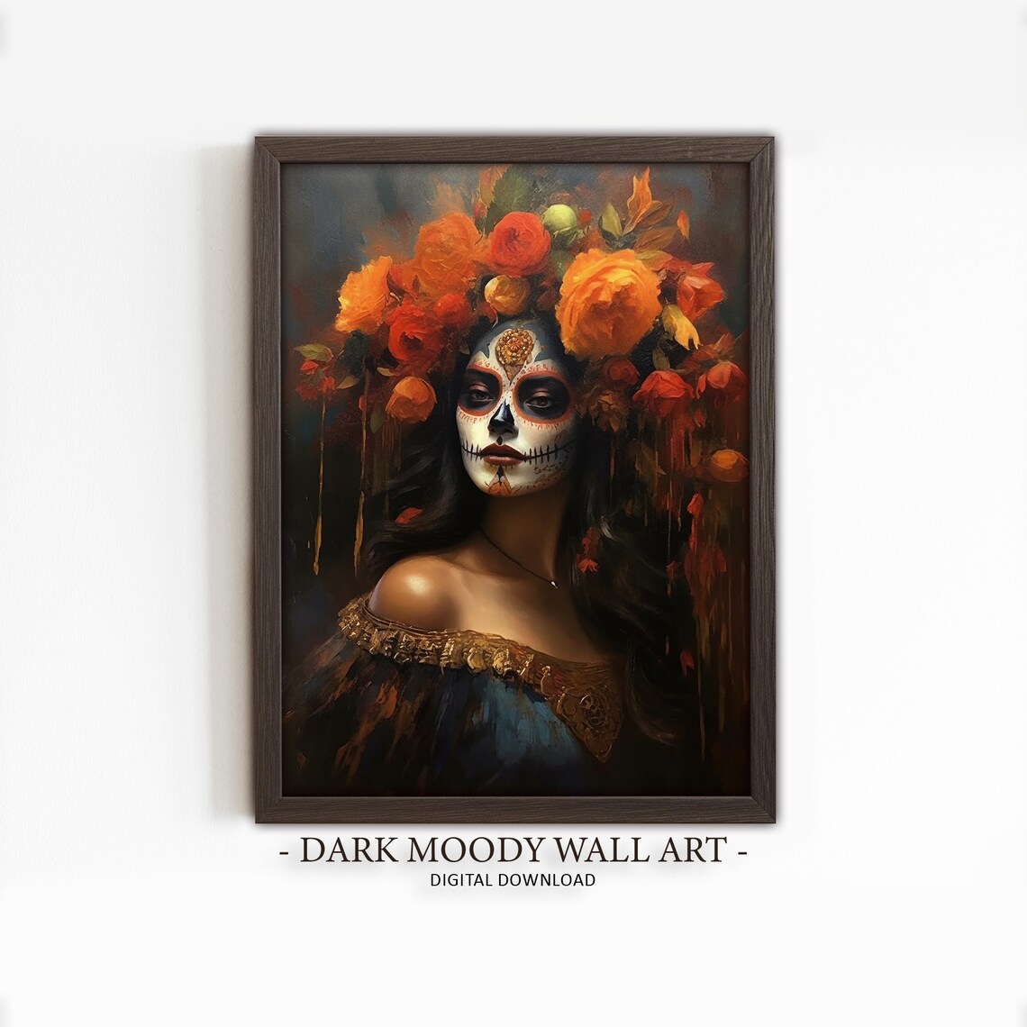 Calavera Catrina Dia De Los Muertos Art Print