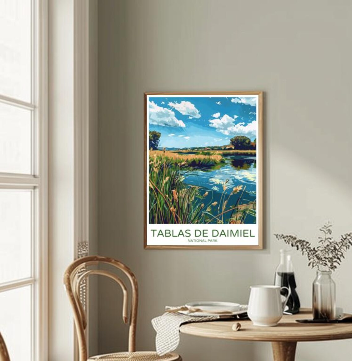 Tablas De Daimiel National Park Spain Wetlands Reeds Sky Travel Poster - Image 2