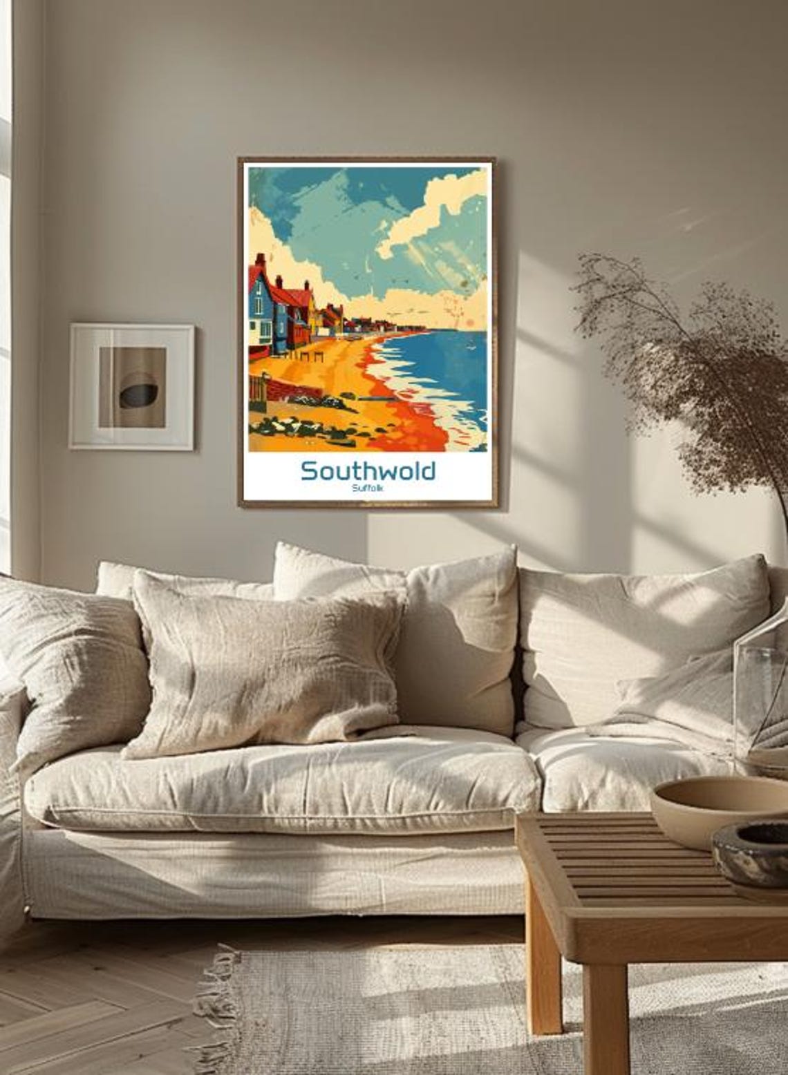 Southwold Suffolk English Seaside Town Vintage Beach Travel Poster - Image 3