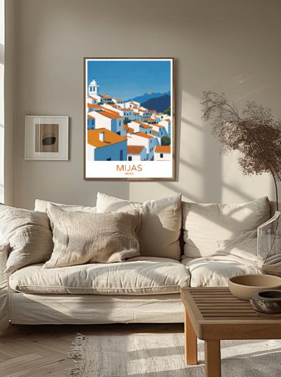 Mijas Spain White Village Terracotta Rooftops Andalusia Travel Poster - Image 2