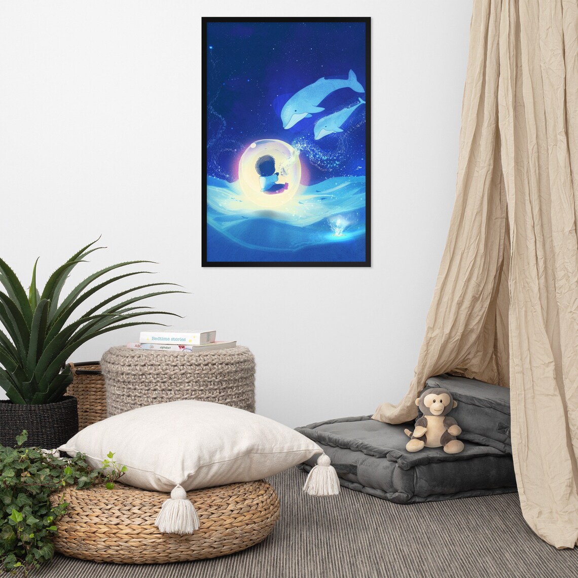 Children Light Colorful Poster, Nursery Decor - Image 9