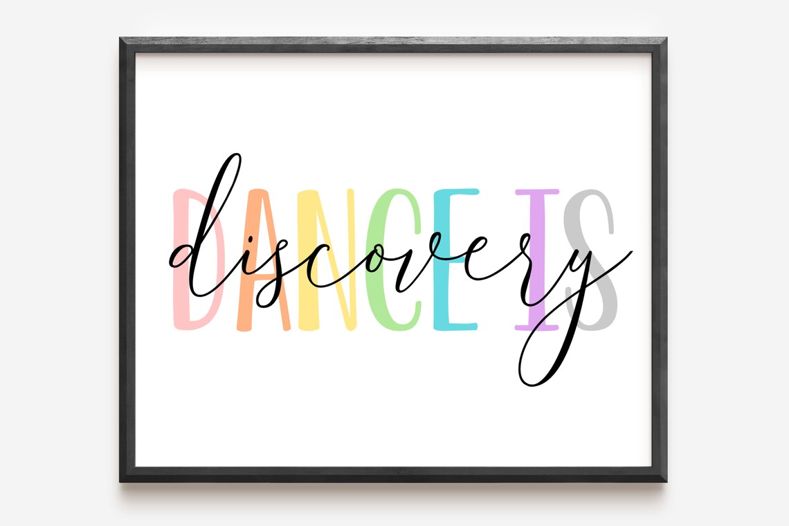Dance Quotes Motivational Dance Art Print - Image 2