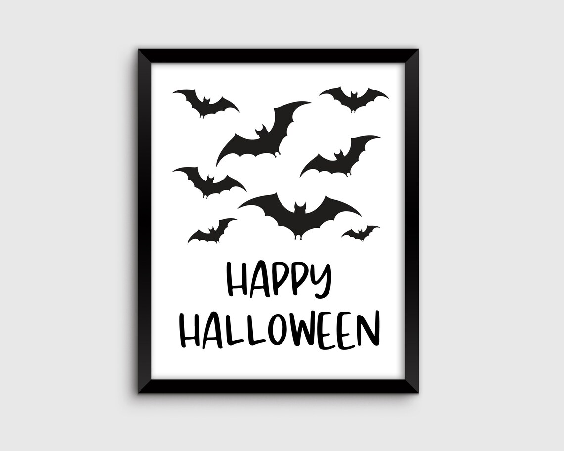 Happy Halloween Cute Fall Halloween Poster - Image 2