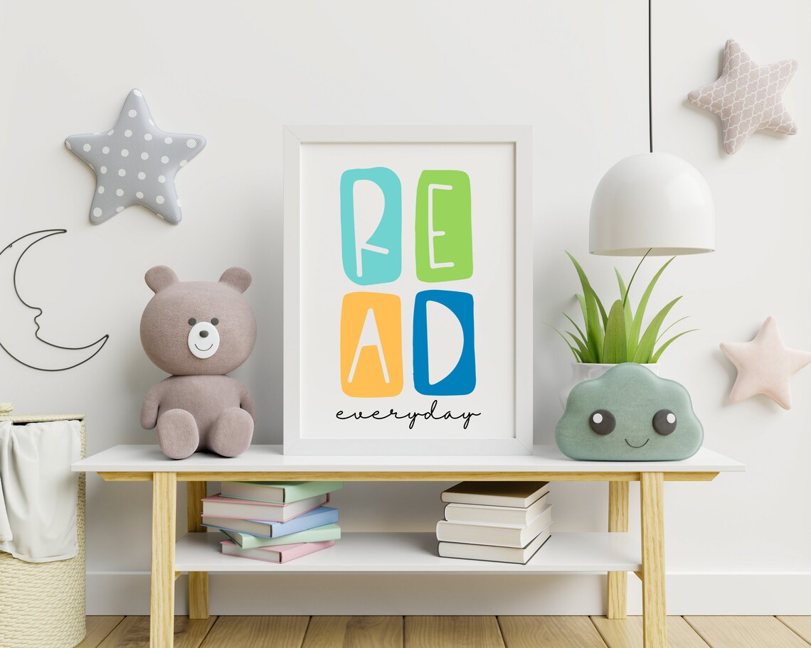 Read Everyday Inspirational Reading Art Print - Image 2
