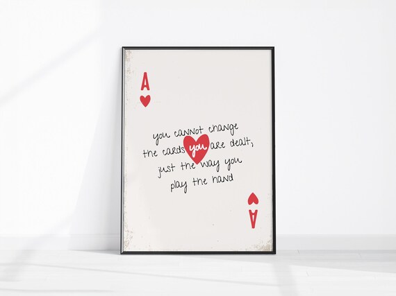 Ace Positive Saying Typography Wall Art Teen Room Decor Cute Motivational Trendy Dorm Valentine Girly