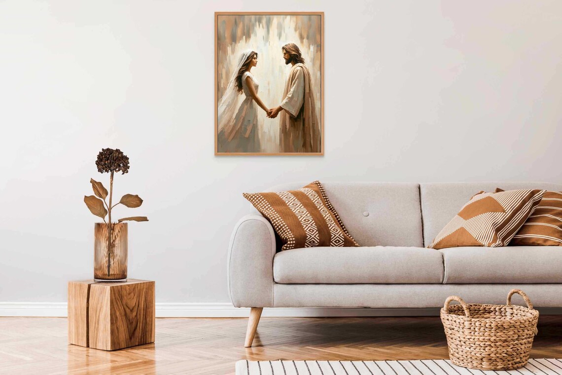 The One To Trust Christian Jesus and Woman Art Print - Image 6