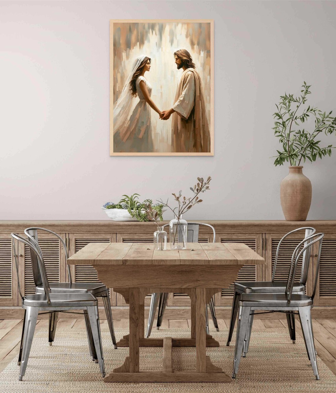 The One To Trust Christian Jesus and Woman Art Print - Image 5