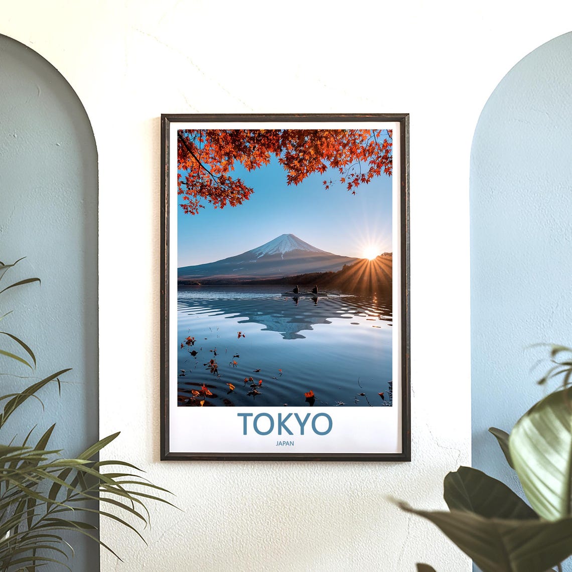 Tokyo Print Wall Art Tokyo Japan Travel Art Print Tokyo Hanging Wall Decor Tokyo Poster Prints Home Decor Tokyo Japan Poster Travel Gift Art - Image 3