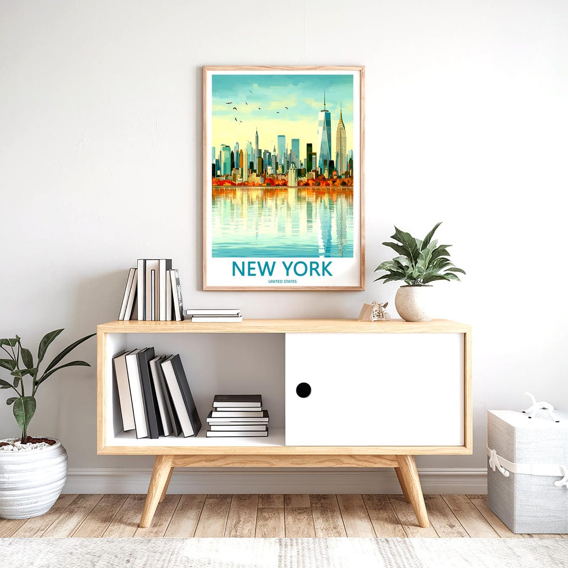 Lower Manhattan Skyline with One World Trade Center at Dawn Poster - Image 2