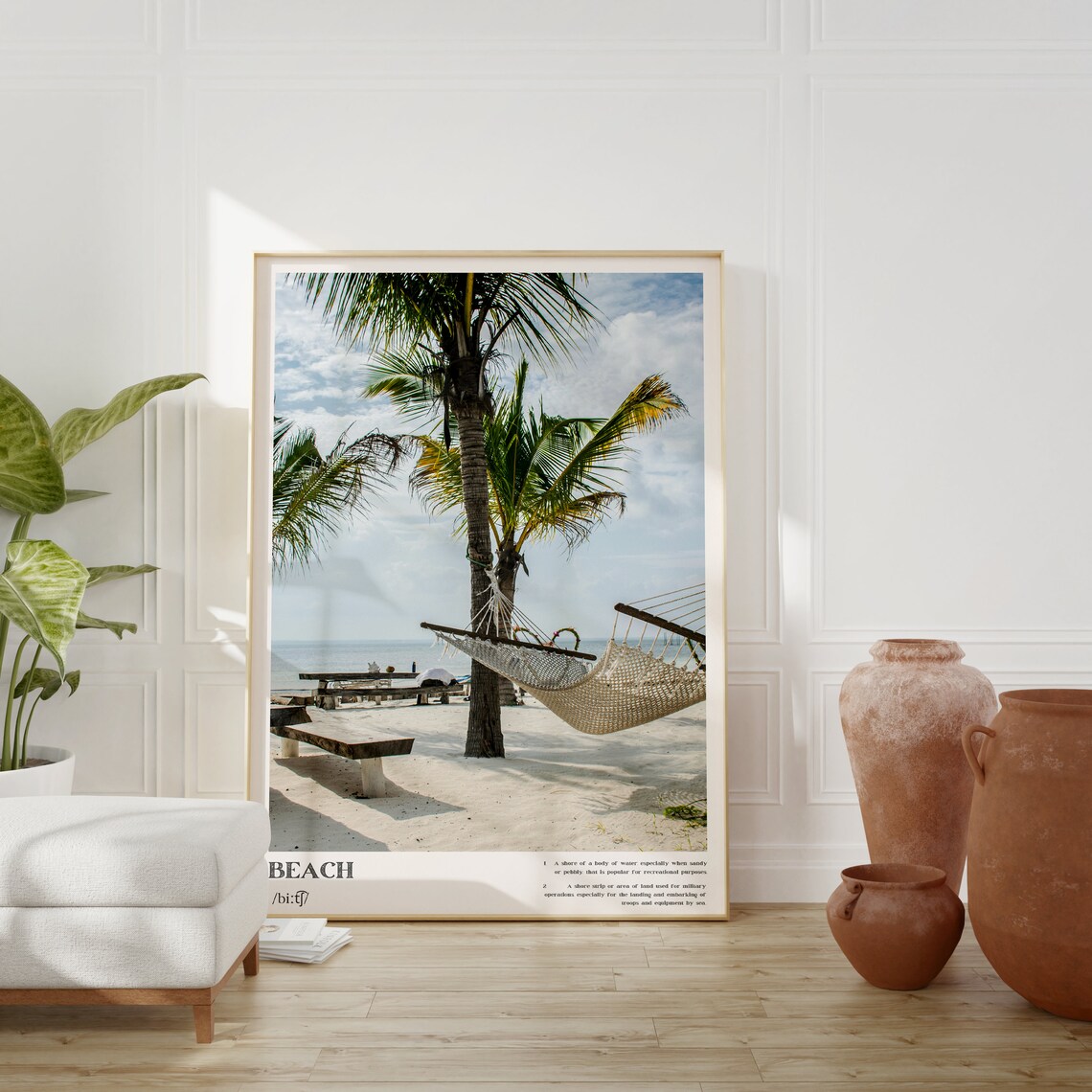 Coastal Beachy Beach Summer Photography Art Print - Image 2