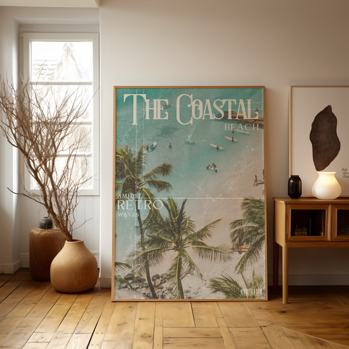 Retro Coastal Life Beach Magazine Art Print - Image 2