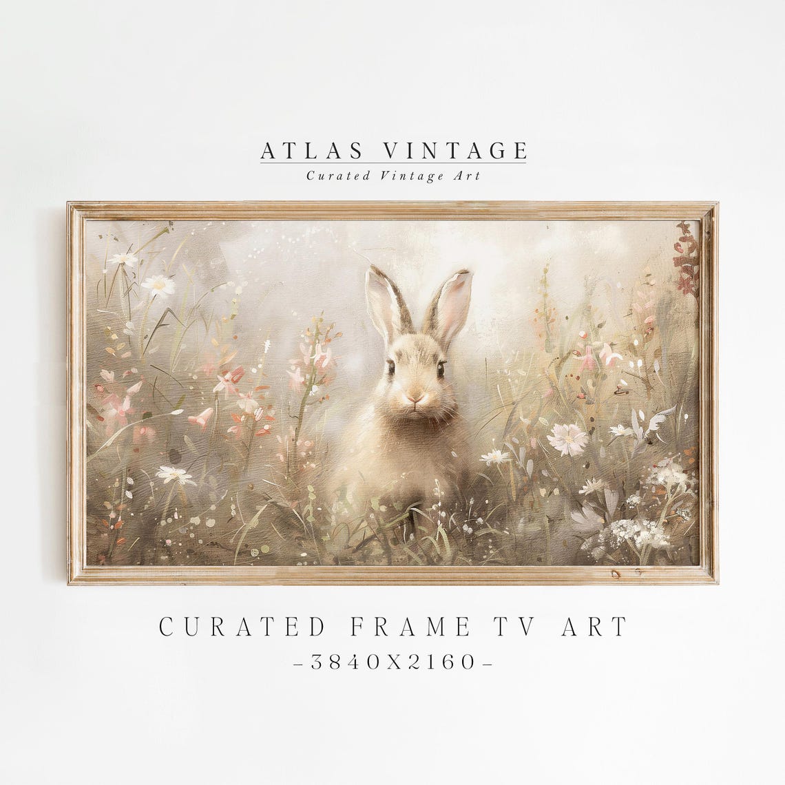 Vintage Easter Day Frame Tv Art Set Spring Frame Tv Bundle Farmhouse Easter Decor Spring Theme Screensaver Set - Image 2