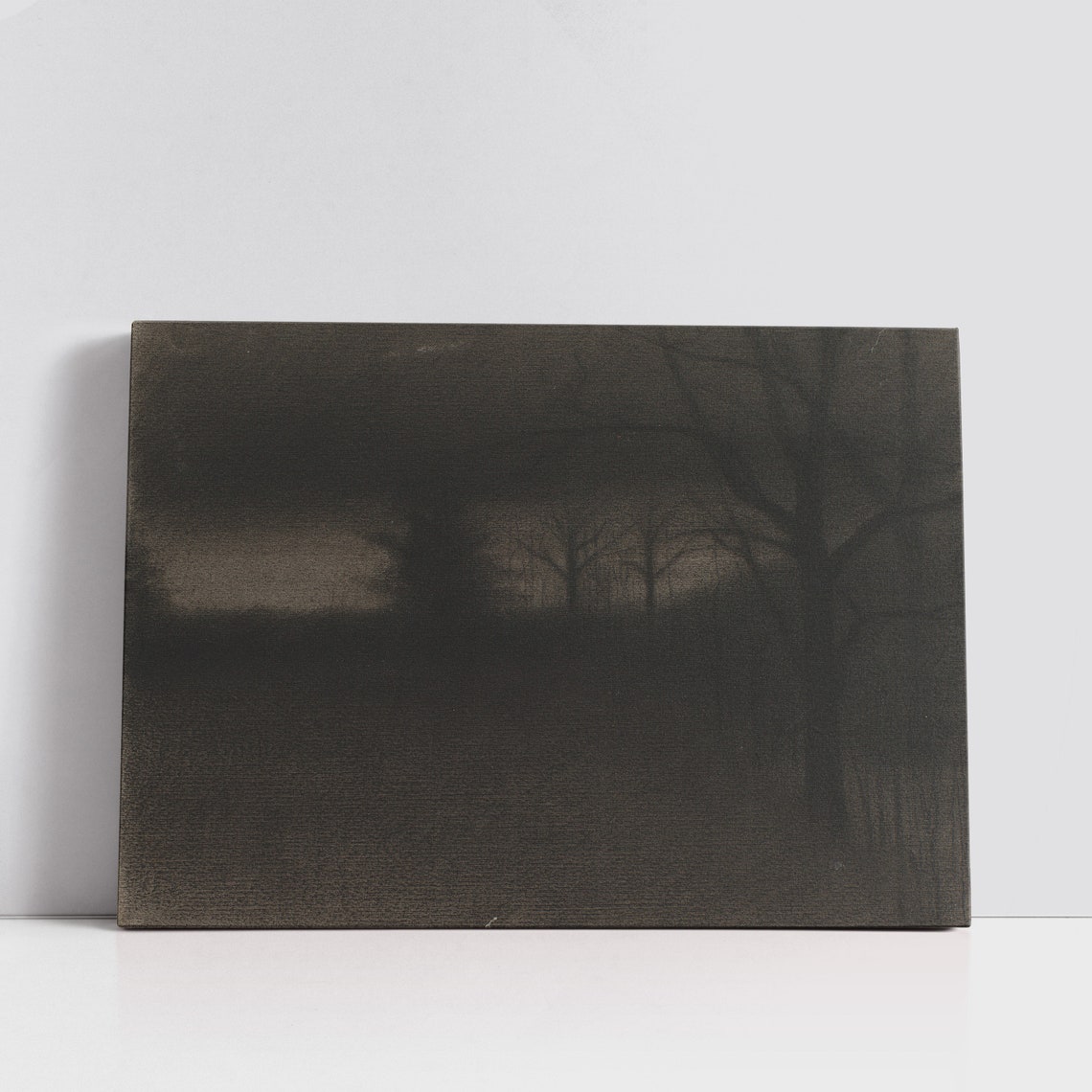 Dark Halloween Night Forest Moody Black Trees Spooky Art Poster - Image 6