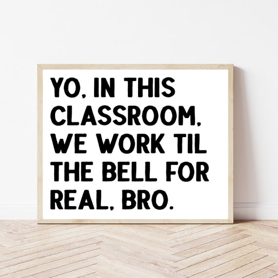 Classroom Rules Expectation Poster for Teachers