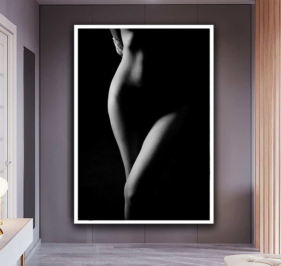 Erotic Female Art Erotic Woman Nudity Wall Art Sexy Girl Wall Decor Sensual Woman Nude Girl Body Art Sexy Wall Print - Image 4