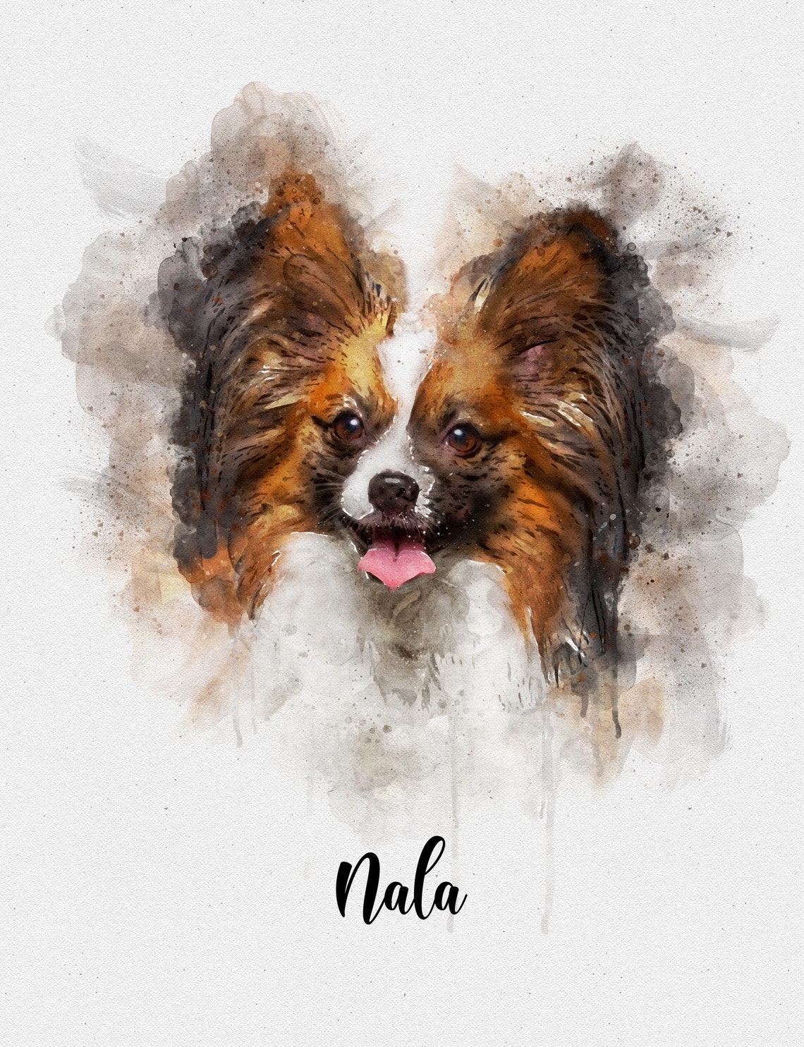 Pet Portrait Painting From Photo Custom Dog Portrait Dog Watercolor Pet Owner Portrait Gift Dog Memorial Gift Christmas Gift For Mom - Image 3