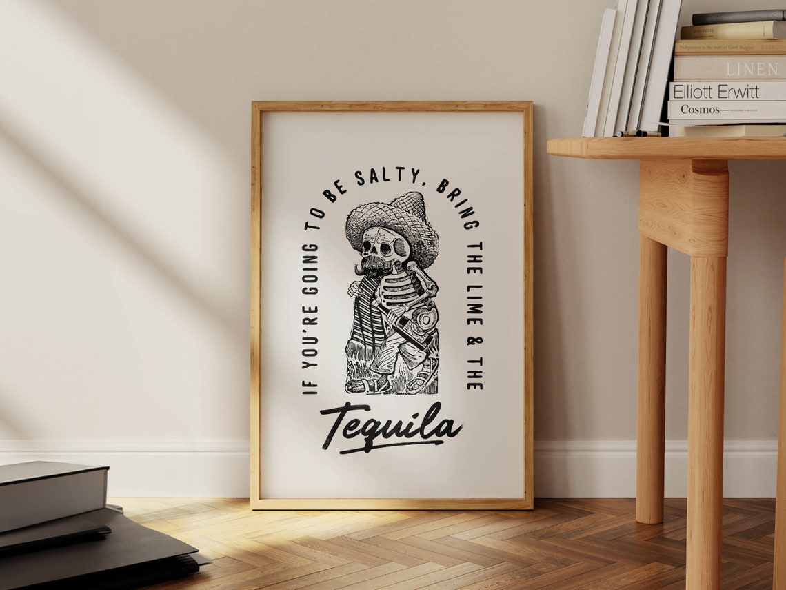 Tequila Western Bar Decor Poster Print - Image 2