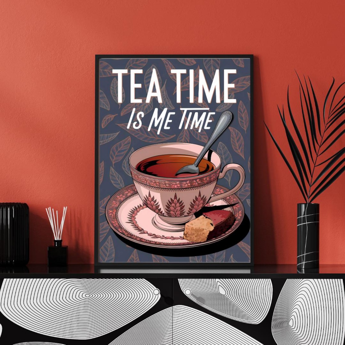Tea Humour Wall Art Print, Tea Lover Gift - Image 4