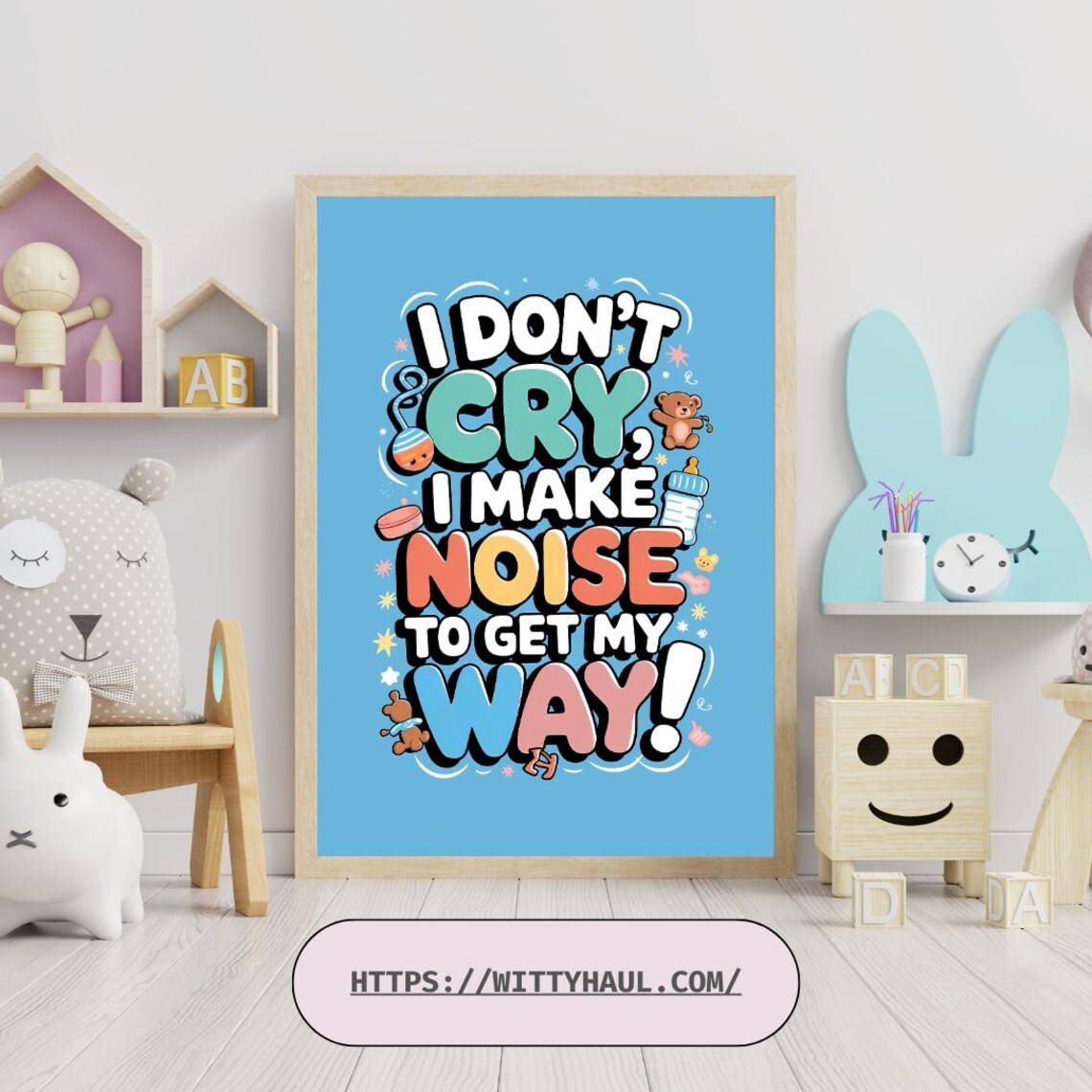 Baby Nursery Humor, Cute Nursery Art Print - Image 5