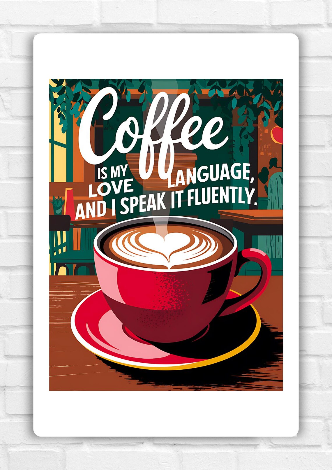 Coffee Wall Art, Trendy Bar Decor Print - Image 6