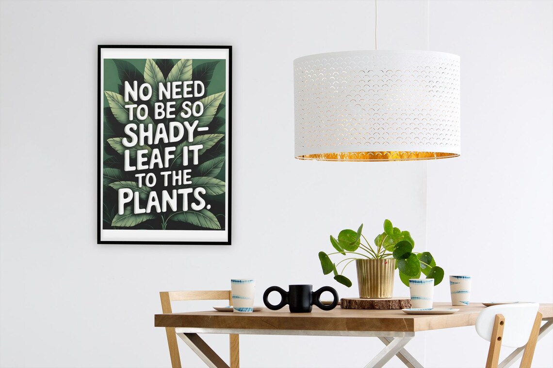 Funny Kitchen Wall Art Humor, Vegan Jokes Art Print - Image 2