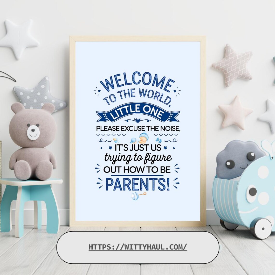 Funny Baby Nursery Decor, Humorous Nursery Art - Image 6
