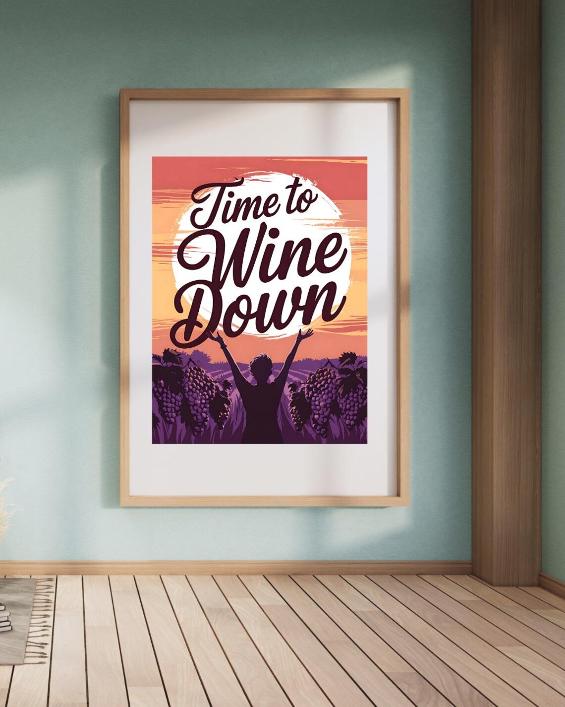 Wine Quote, Modern Bar Cart Art Print - Image 4