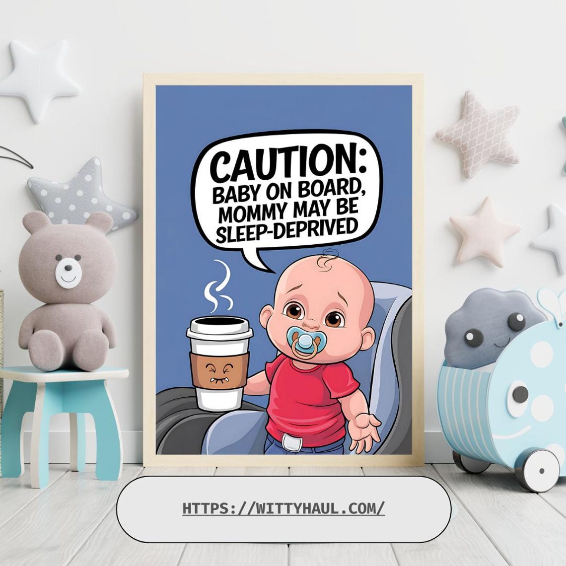 Baby Nursery Wall Art, Funny Room Decor - Image 6