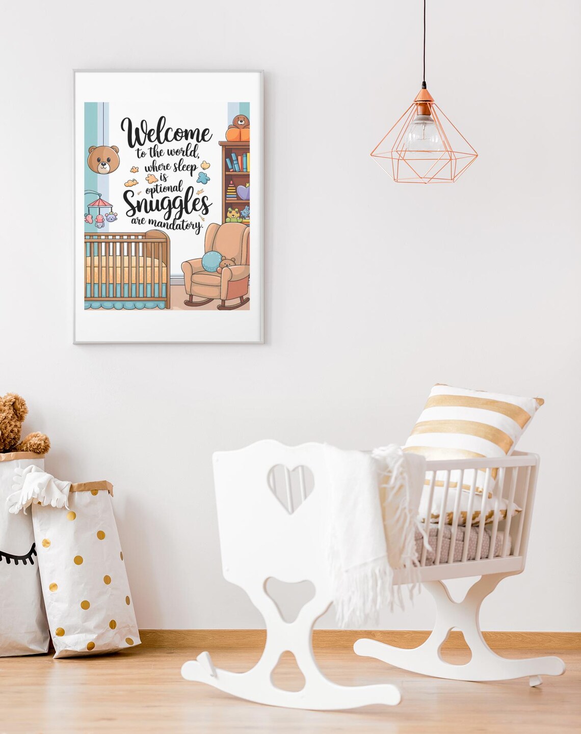 Baby Nursery Funny Room Decor, Cute Prints - Image 5