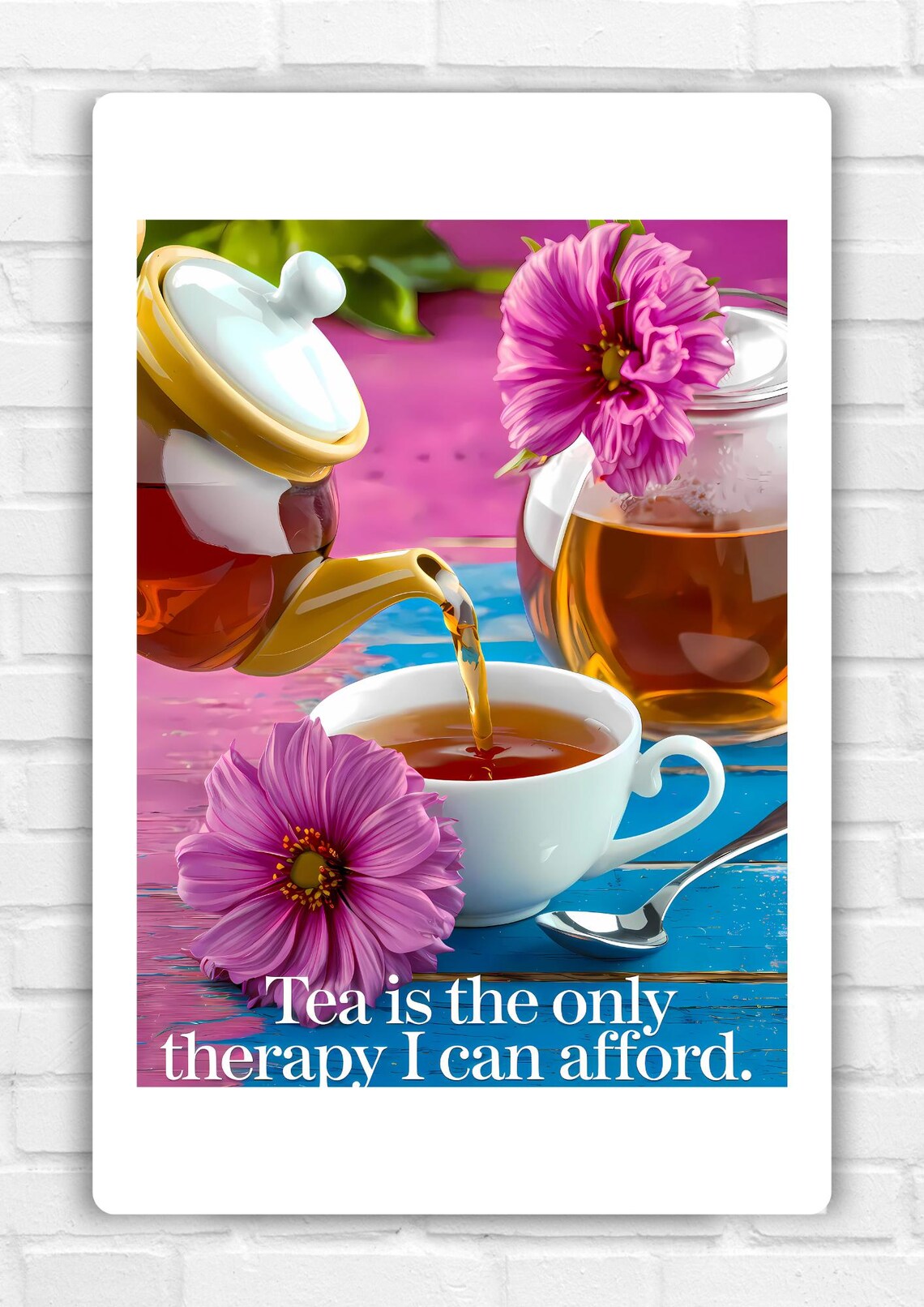 Tea Wall Art, Modern Tea Decor Poster - Image 6