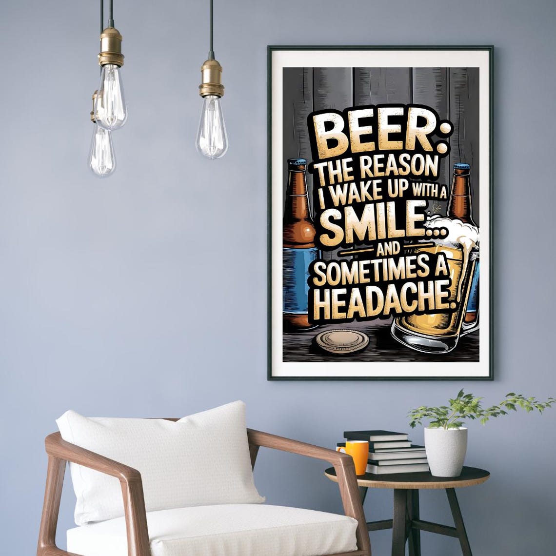 Beer Decor Beer Poster Beer Humor Beer Print Beer Prints Beer Wall Art Beer Art Beer Lovers Beer Gift Bar Owner Beer Joke - Image 2