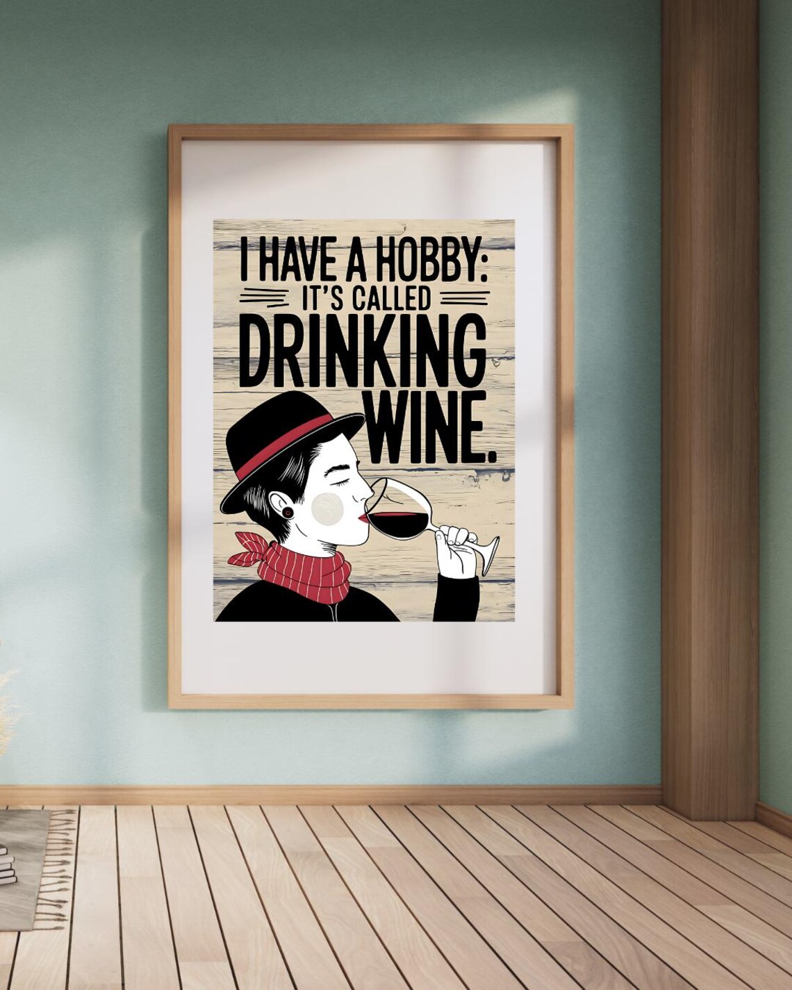 Wine Poster, Funny Kitchen Wall Art - Image 6